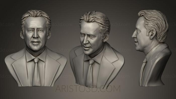 Busts and bas-reliefs of famous people (BUSTC_0463) 3D model for CNC machine